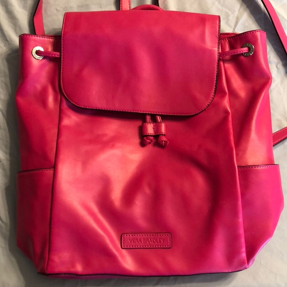 hot pink vera bradley backpack